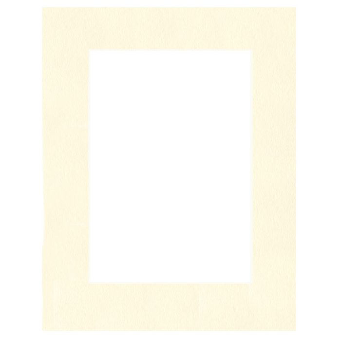 HNFD Passepartout 30x30 cm - 18x18 cm Avorio (Elfenbein)