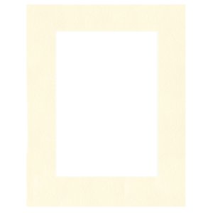 HNFD Passepartout 30x30 cm - 18x18 cm Avorio (Elfenbein)