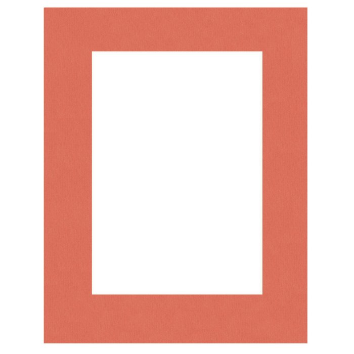 Passepartout 30x40 cm - 20x28 cm Corallo
