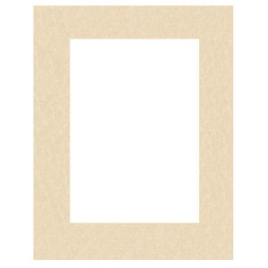 Passepartout 50x70 cm - 30x45 cm Perg Avorio Antico