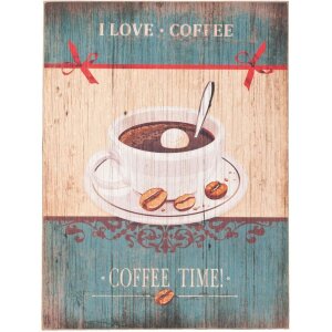 Clayre & Eef Wanddekoration COFFEE bunt 30x40x1 cm