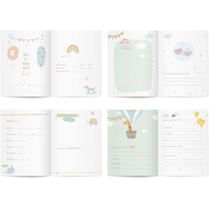 Goldbuch Babytagebuch Babyworld Elefant 21x28 cm 44 illustrierte Seiten