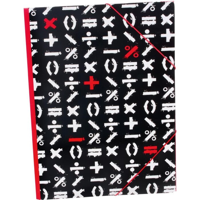 Sammelmappe A3 Einstein schwarz, hochwertiger Kunstdruckeinband, für A3-Format