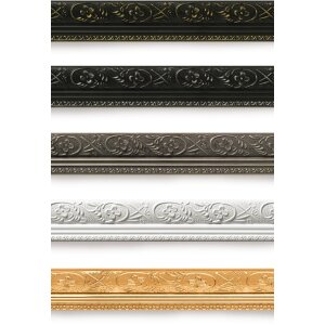 Walther Holzrahmen Barock 13x18 cm bis 50x70 cm Schwarz...