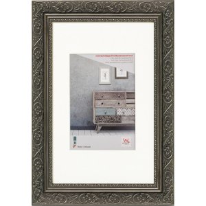 Walther Holzrahmen Barock 13x18 cm bis 50x70 cm Schwarz Anthrazit Weiß