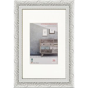 Walther Holzrahmen Barock 13x18 cm bis 50x70 cm Schwarz Anthrazit Weiß