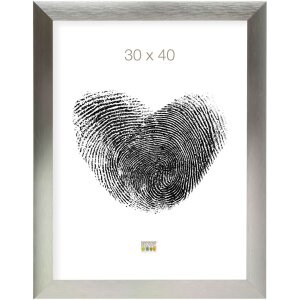 Rama foto din aluminiu Deknudt S023, argint, negru, bronz