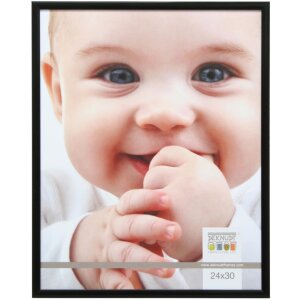 Rama foto din aluminiu Deknudt S024, profil subțire 10x15 cm, mat argintiu, până la 70x100 cm