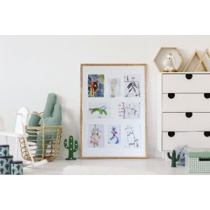 Walther Holzrahmen PEPPERS Blockprofil matt 7x10 cm bis 50x70 cm Klarglas