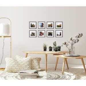 Walther Holzrahmen PEPPERS Blockprofil matt 7x10 cm bis 50x70 cm Klarglas