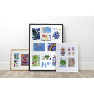 Walther Holzrahmen PEPPERS Blockprofil matt 7x10 cm bis 50x70 cm Klarglas