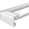Nielsen C2 Alurahmen Bilderrahmen 10x15 cm bis 70x100 cm Normalglas Blockprofil