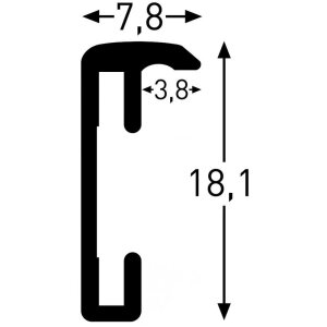 Rama foto Nielsen Accent Alurahmen 10x15 cm – până la 70x100 cm