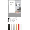 Rama foto Nielsen Alurahmen Pixel – premium, cu sticlă tăiată la unghi, pentru formate până la 60x80 cm