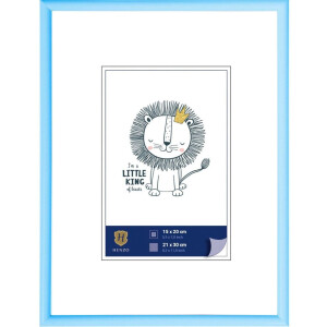 Rama foto Henzo Napoli din plastic cu profil halbrund îngust, 10x15–70x100 cm