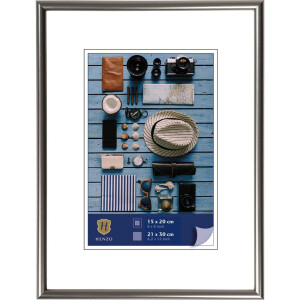 Rama foto Henzo Napoli din plastic cu profil halbrund îngust, 10x15–70x100 cm