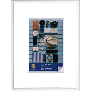 Rama foto Henzo Napoli din plastic cu profil halbrund îngust, 10x15–70x100 cm