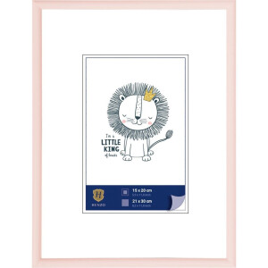 Rama foto Henzo Napoli din plastic cu profil halbrund îngust, 10x15–70x100 cm