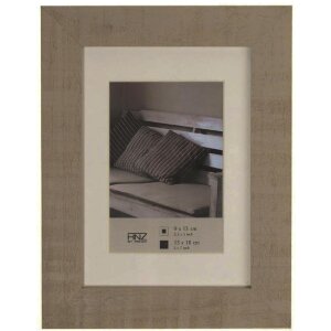 Rama foto din lemn Driftwood cu passepartout, 10x15 cm – 70x100 cm