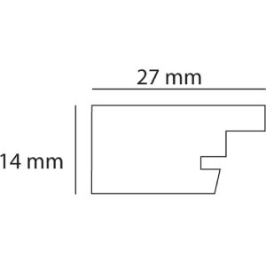Rama foto din lemn Driftwood cu passepartout, 10x15 cm – 70x100 cm