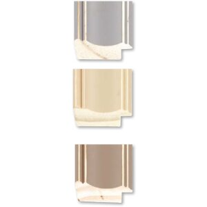 Ramă foto din lemn Ceanothe Constance 40 mm, profil plan, cu glas transparent