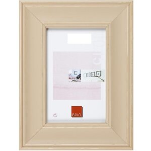 Ramă foto din lemn Ceanothe Constance 40 mm, profil plan, cu glas transparent