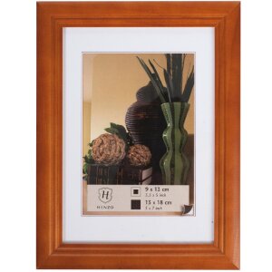 Ramă foto Henzo Artos din lemn, listă ondulată, stil clasic și etern