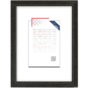 Rama foto Ceanothe Perle din lemn, structură de perle, 10x15–40x50 cm