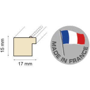 Rama foto Ceanothe Perle din lemn, structură de perle, 10x15–40x50 cm