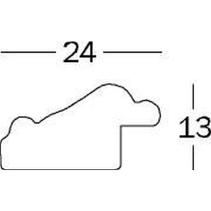 Rama foto Walther Lounge din polistiren, 10x15–40x50 cm, metalizată