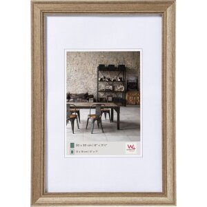 Rama foto Walther Lounge din polistiren, 10x15–40x50 cm, metalizată