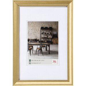 Rama foto Walther Lounge din polistiren, 10x15–40x50 cm, metalizată