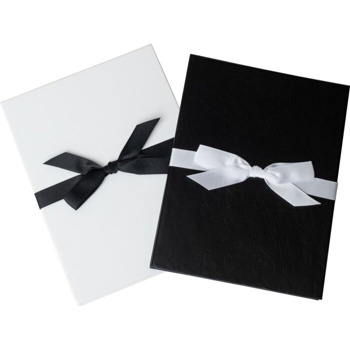 Album foto Leporello Lona – 12 imagini alb-negru, 4 formate, copertă din piele artificială