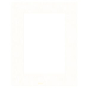 HNFD Passepartout Bianco Naturale gedecktes Weiß...