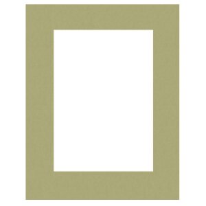 HNFD Schrägschnittpassepartout Verde Alga...