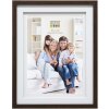 Rama foto Deknudt S65KQ1 din lemn maro cu pasepartout dublu