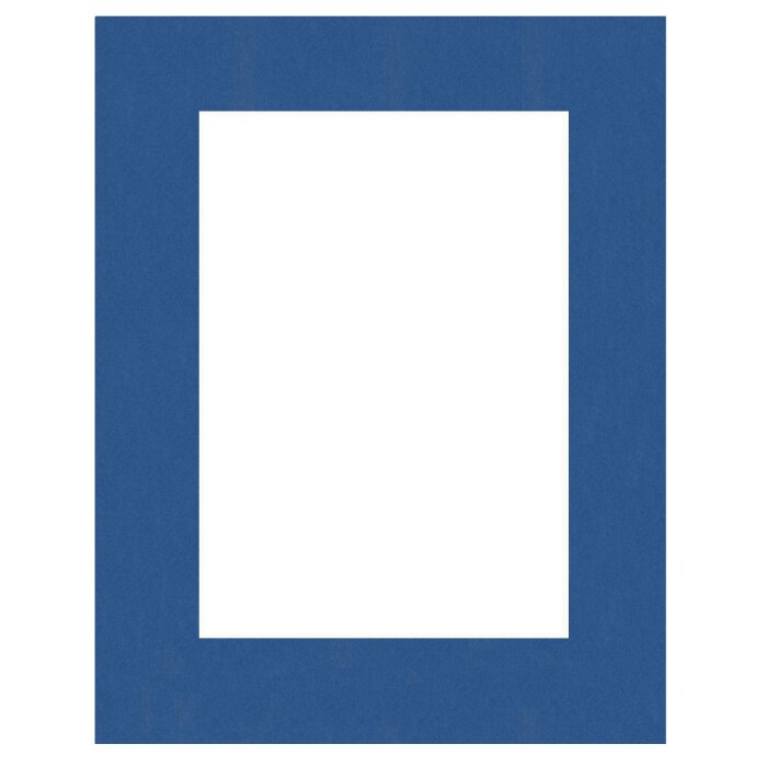 Passpartout cu tăiere înclinată 40°, culoare Bluette, 40 dimensiuni, albastru