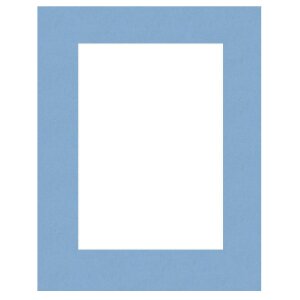 Passepartout blau - Turchese 40 Größen