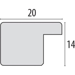 Rama foto ZEP Corsica din lemn maro, 10x15 cm până la 30x45 cm