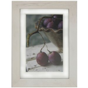 Henzo Deco Holzrahmen Blockprofil mit Passepartout 10x15 bis 40x50 cm