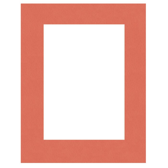 Passepartout coral, tăiere înclinată 40°, dimensiuni standard și speciale