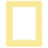 Passepartout galben, 40 de dimensiuni, tăiere diagonală 40°