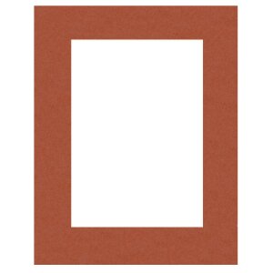 Passepartout Terra di Siena – 40 dimensiuni, roșu-brun, fără acid