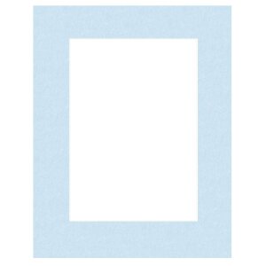 Passepartout Perg Blue 40 Größen hellblau