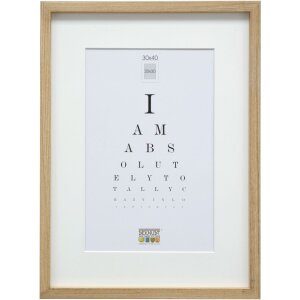 Deknudt Holzrahmen S40A hohes Blockprofil 13x18 bis 50x70 cm mit Passepartout