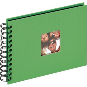 Album spiral Walther FUN 23x17 cm / 30x30 cm, 40 sau 50 fețe negre fără pergamin