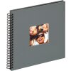 Album spiral Walther FUN 23x17 cm / 30x30 cm, 40 sau 50 fețe negre fără pergamin