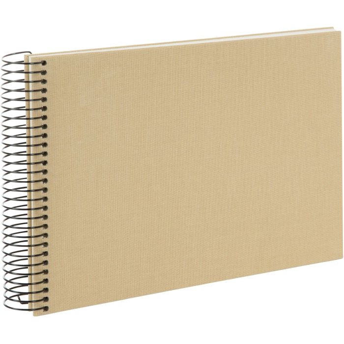Goldbuch Spiralalbum Bella Vista sand 24x17 cm 40 weiße Seiten