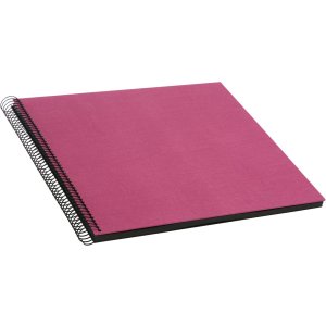 Goldbuch Spiralalbum Bella Vista fuchsia 35x30 cm 40 schwarze Seiten