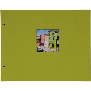 Album foto Bella Vista cu șuruburi, copertă din lână, 39x31 cm și 30x25 cm, 40 de pagini